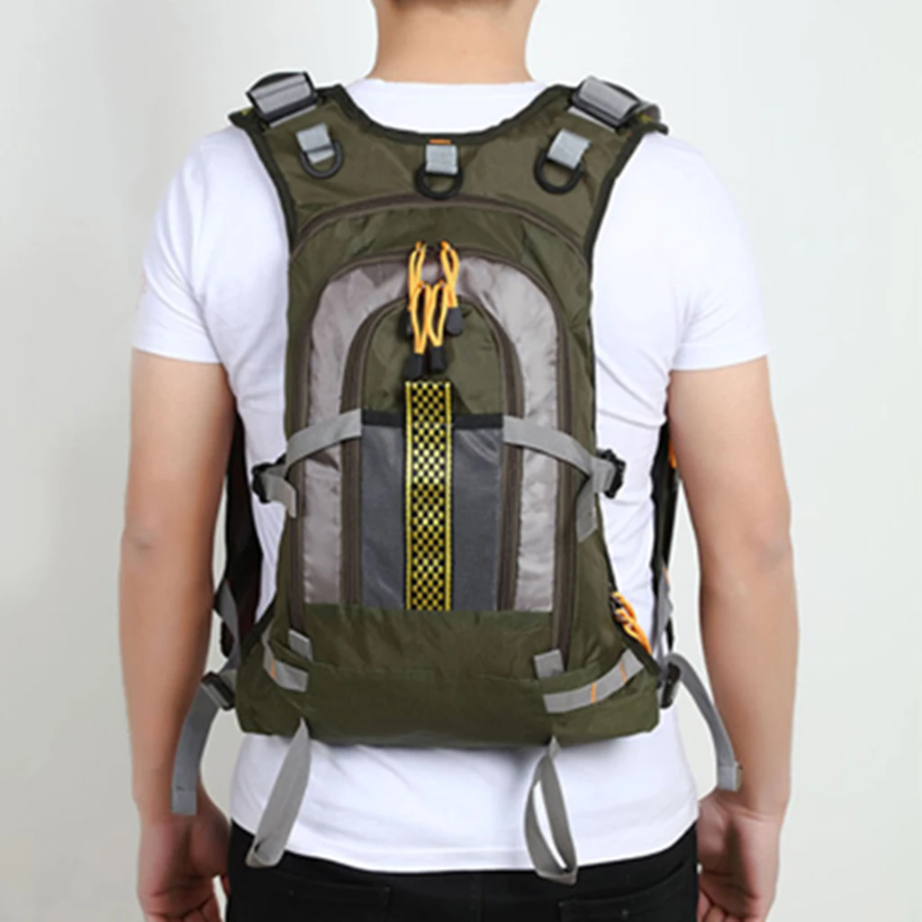 

Fly Fishing Backpack Vest Combo Chest Pack for Tackle Bag, with Water Bladder Pocket, Adjustable, Men Women Outdoor Sports
