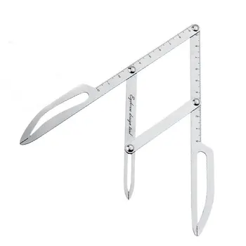 

Standard Volume Eyebrow Positioning Ruler Tattoo Eyebrow Artifact Face Gold Scale Ruler Tattoo Supplies