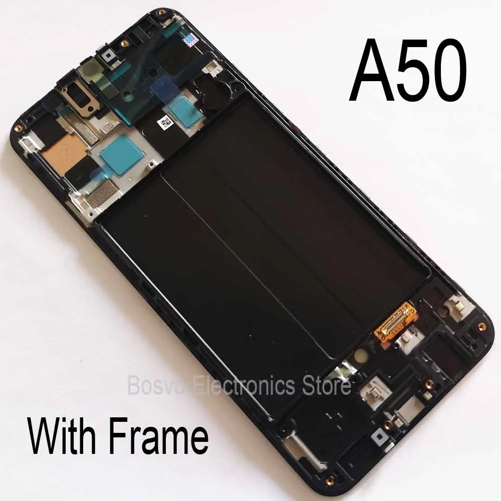 Для samsung A50 ЖК-экран дисплей A505 с сенсорным экраном с рамкой в сборе запасные части для ремонта