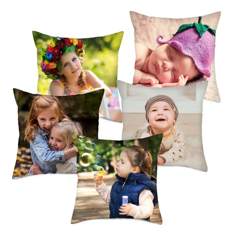 Fuwatacchi Customized Style Cushion Cover 40x40cm Linen Diy