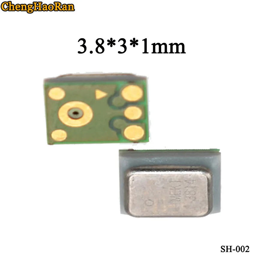 ChengHaoRan 10pcs/lot small 5 points silver 3.8*3*1mm for domestic smartphones commonly used mobile phone microphones