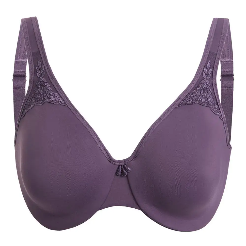 Women's Smooth Full Figure Underwire Seamless Minimizer Bra Plus size