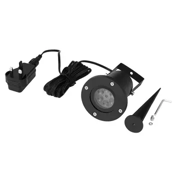 

Waterproof Moving Snow Laser Projector Lamps Snowflake LED Stage Light Outdoor Indoor Holiday Decoration 2017 New Arrival