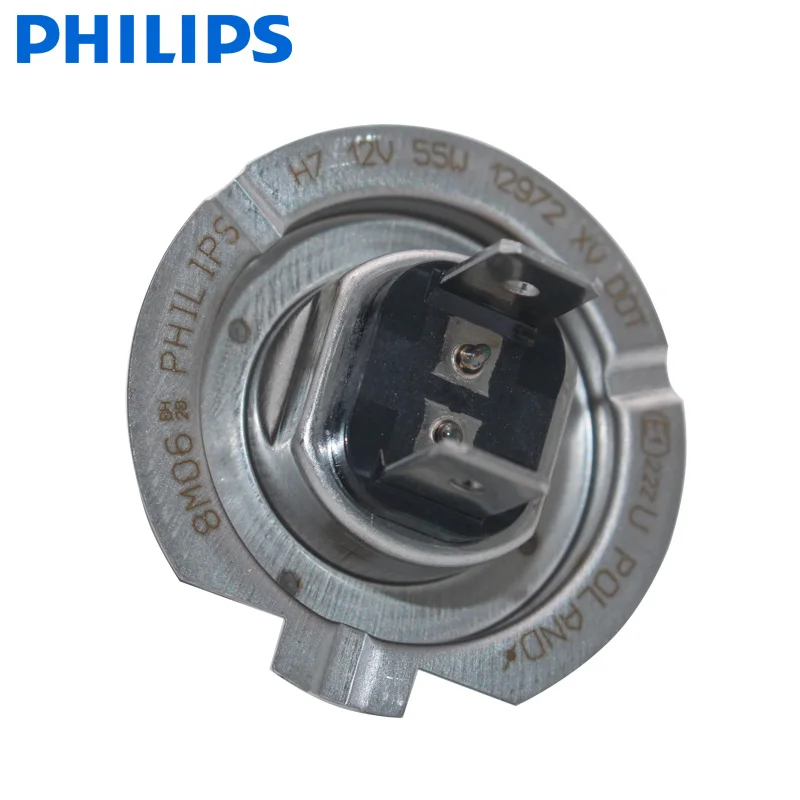 2X Philips H7 12 В 55 Вт PX26d X treme Vision Автомобильные фары оригинальные лампы 100% более яркие