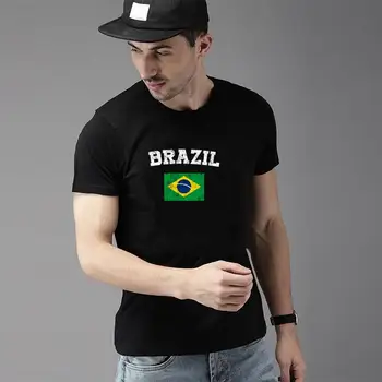 

Hilarious brazilian flag shirt vintage brazil tshirts men plus sizes s-5xl fitted pop top tee