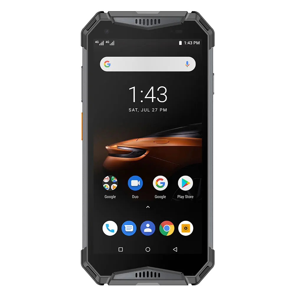 Ulefone Armor 3W Прочный смартфон Android 9,0 IP68 5," Helio P70 6G+ 64G 10300mAh мобильный телефон 4G мобильный телефон с двумя sim-картами - Цвет: black