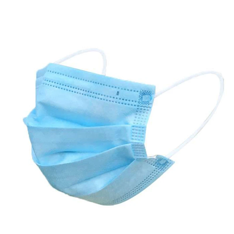 

Disposable Mask 50pcs Dustproof Antivirus Protective Face Mask Face Mouth Earloops 3-Ply Non medical Non-woven Face Mask