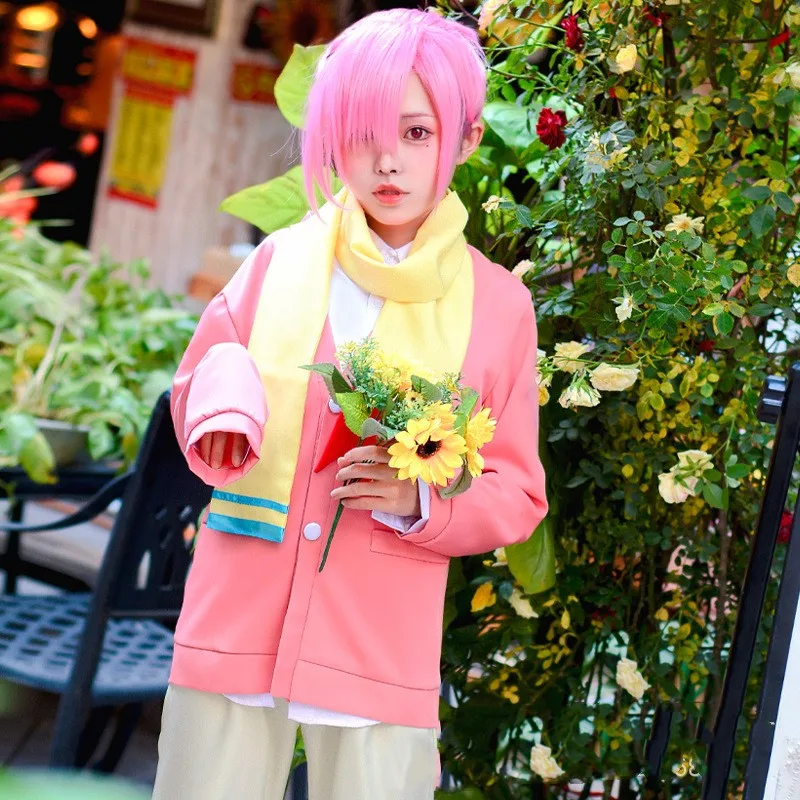 

Toilet-bound Hanako-kun Cosplay Cos Mitsuba Anime Man Woman Cloth Cosplay Uniform Costume Full Set Coat+trousers+scarf