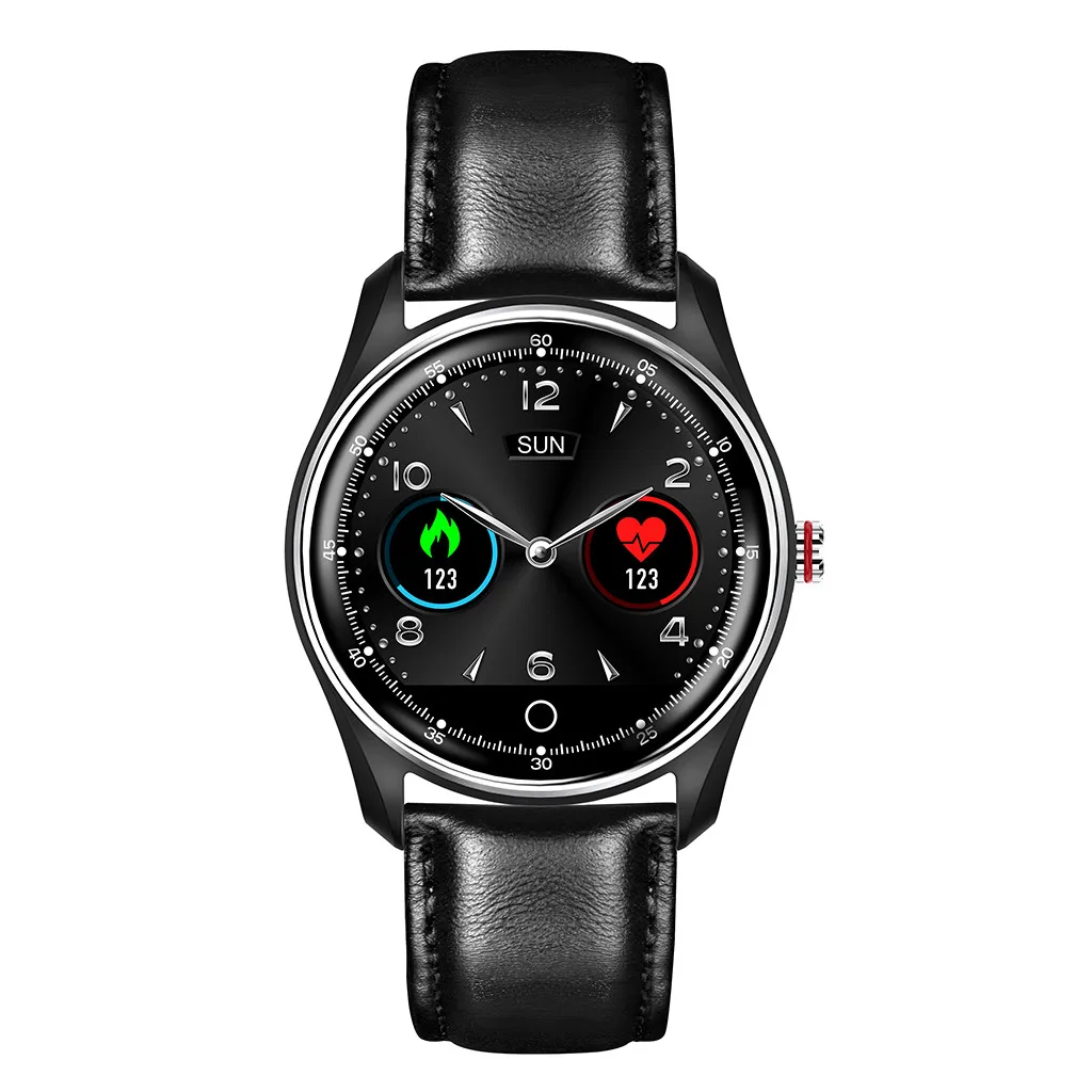 Умные часы, водонепроницаемый браслет, спортивный фитнес монитор сна для Android, браслет IOS, ремешок для часов, фитнес-трекер, горячая распродажа# E20 - Цвет: Черный
