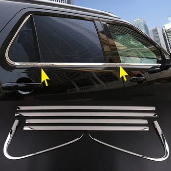 

6PCS For Ford Explorer 2016-2019 Stainless Steel Chrome Bottom Window Frame Sill Trim Cover Car Styling