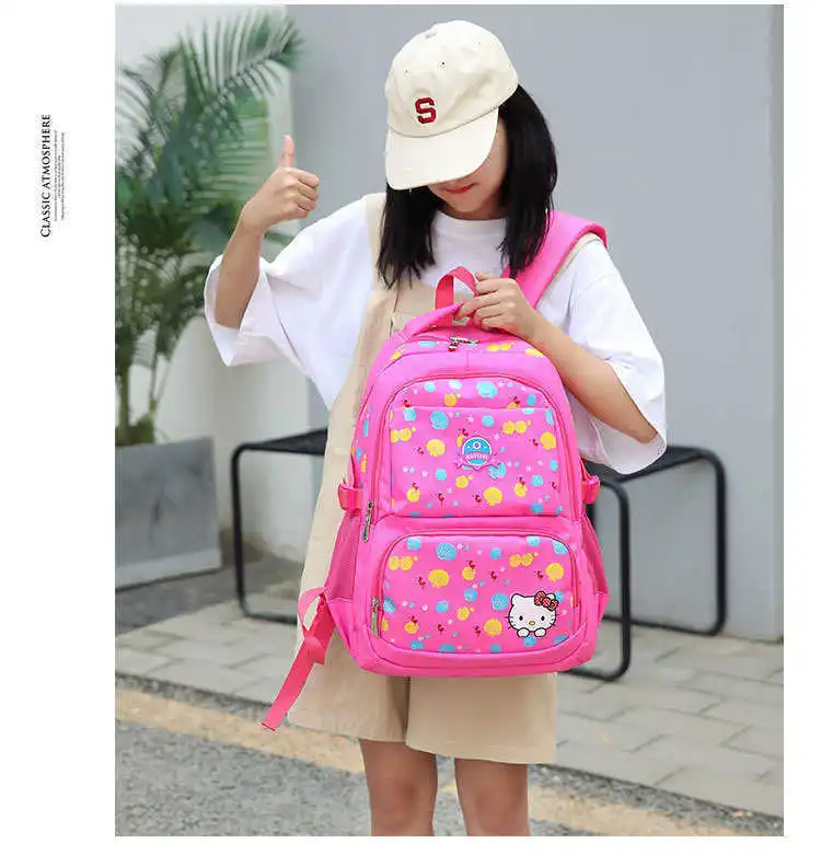 Школьные рюкзаки для подростков Mochila школьная сумка для ноутбука 1-6 лет милая девушка корейский стиль классический панельный Оксфорд молния