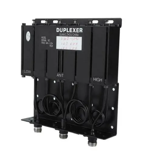 50W VHF 6 Cavity Duplexer N Connector FREE tune