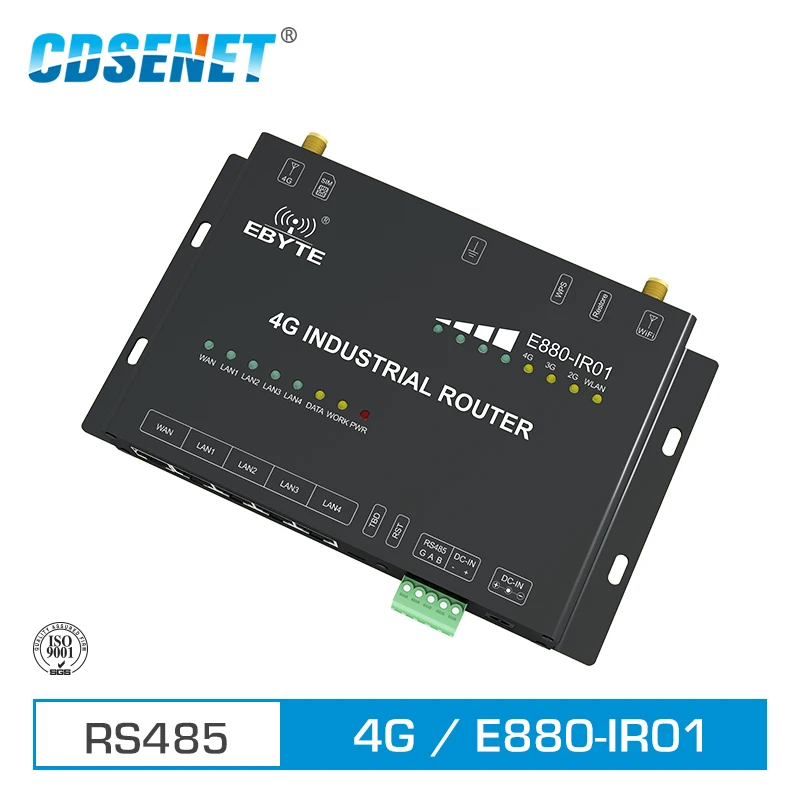 4G беспроводной WiFi маршрутизатор RS485 E880-IR01 WAN LAN WLAN Ethernet беспроводной модем