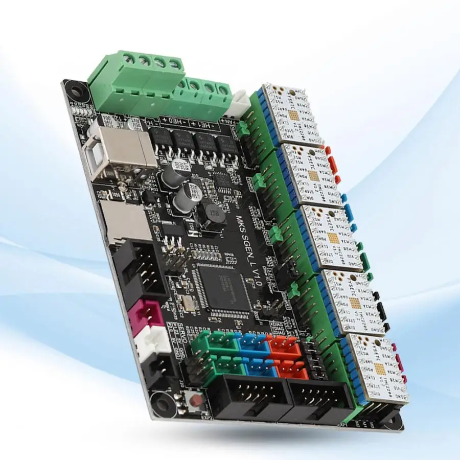 Аксессуары для 3d принтера для MKS SGen-L материнская плата+ TMC2208x5 бесшумный привод комплект для XYZ/Для Delta