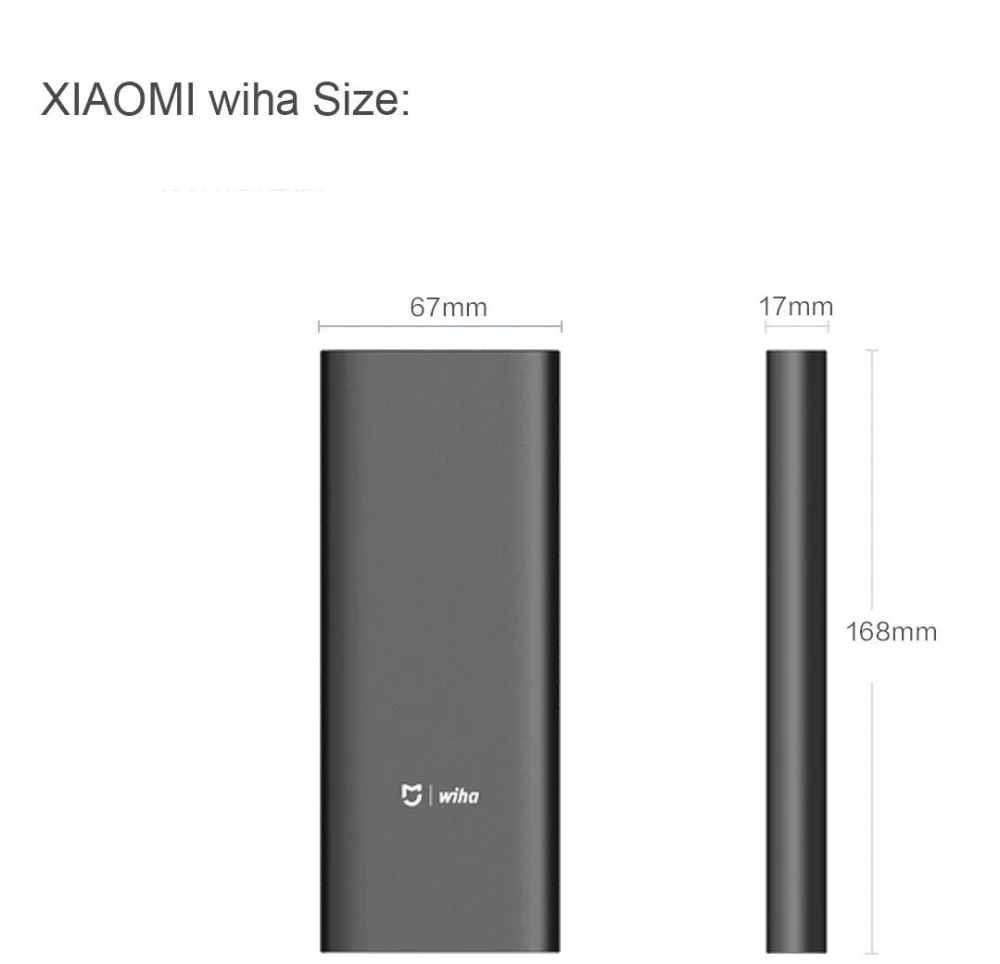 Набор отверток Xiaomi Wiha для ежедневного использования, 24 прецизионных магнитных биты, алюминиевая коробка, Набор отверток для смартфона