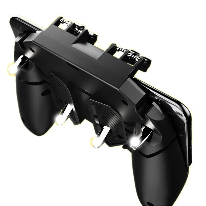  For PUBG Mobile Game Gamepad Six Fingers Trigger Fast Fire Shoot Sensitive Joystick Controller for 