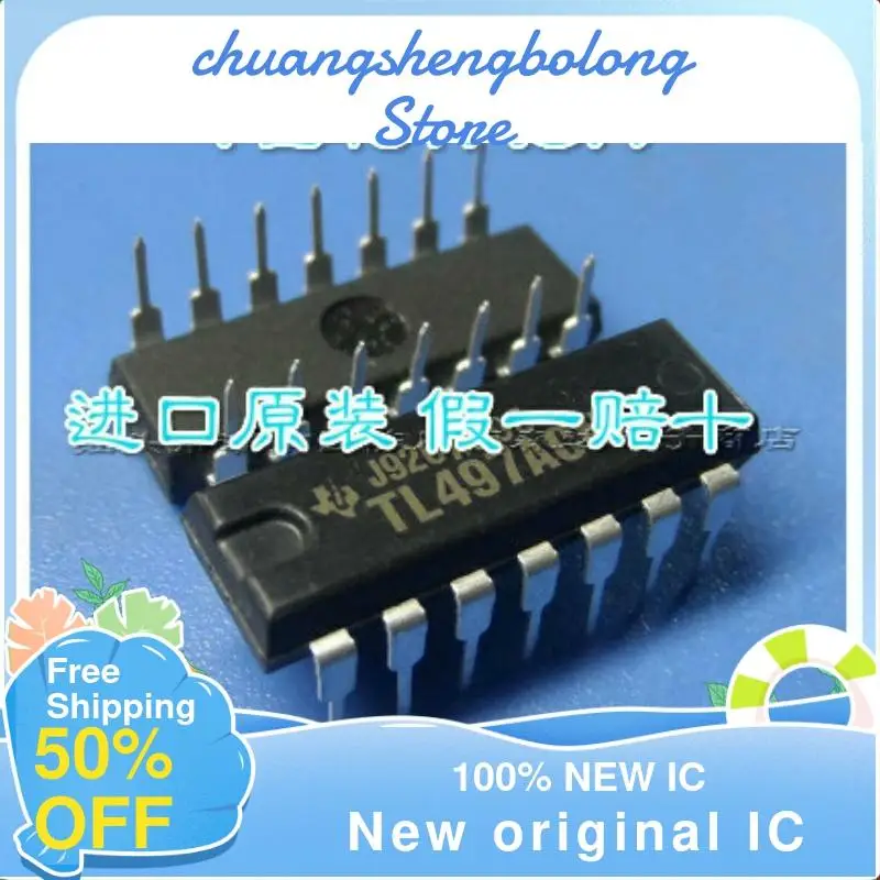 

Новая Оригинальная интегральная схема TL497ACN TL497 DIP-14, 5 шт.