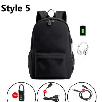 

Canvas Luminous Waterproof Anti-theft Laptop Custom-Made Backpack for Teenager Boys Girls School Backpack Men Women Mochila