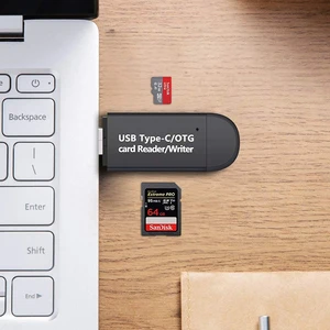 Image 3 - قارئ البطاقات SD USB 3.0 OTG المصغّر USB نوع C قارئ بطاقة ليكتور SD قارئ بطاقة الذاكرة ل مايكرو SD TF USB Type C OTG Cardreader