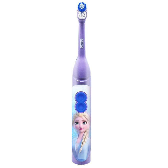 Toothbrush Kids Rotation Vitality Cartoon Soft  Bristles Battery Powered Tooth Brush for Children Oral Gum Care