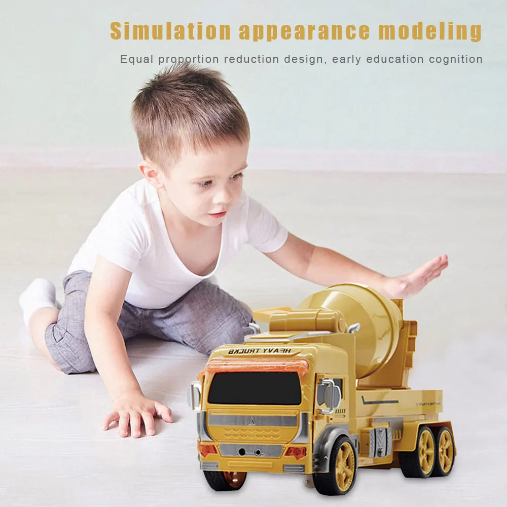 Детская Индукционная Игрушка RC Truck одна кнопка деформационная Инженерная машина трюк автомобиль часы Беспроводное управление RC игрушка для мальчиков Подарки