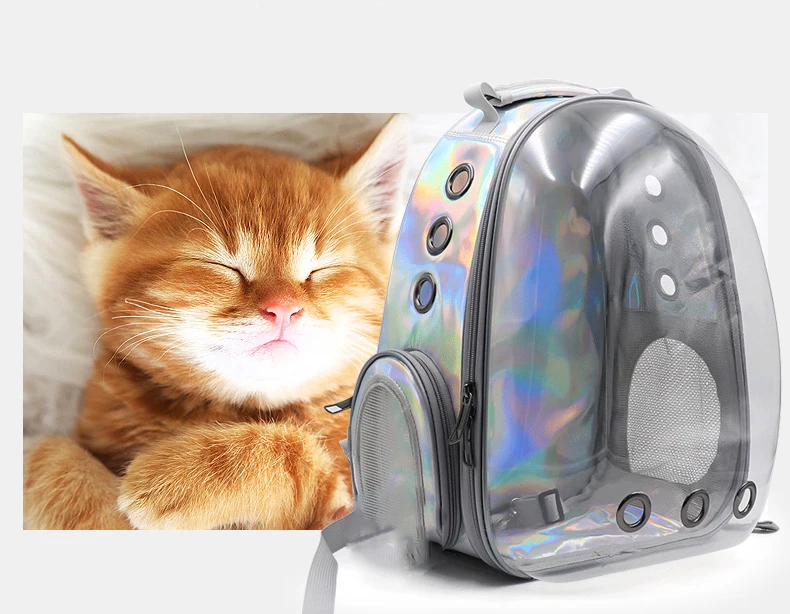 Pet двойная сумка через плечо прозрачная переносная сумка принадлежности для домашних животных для котят и щенков