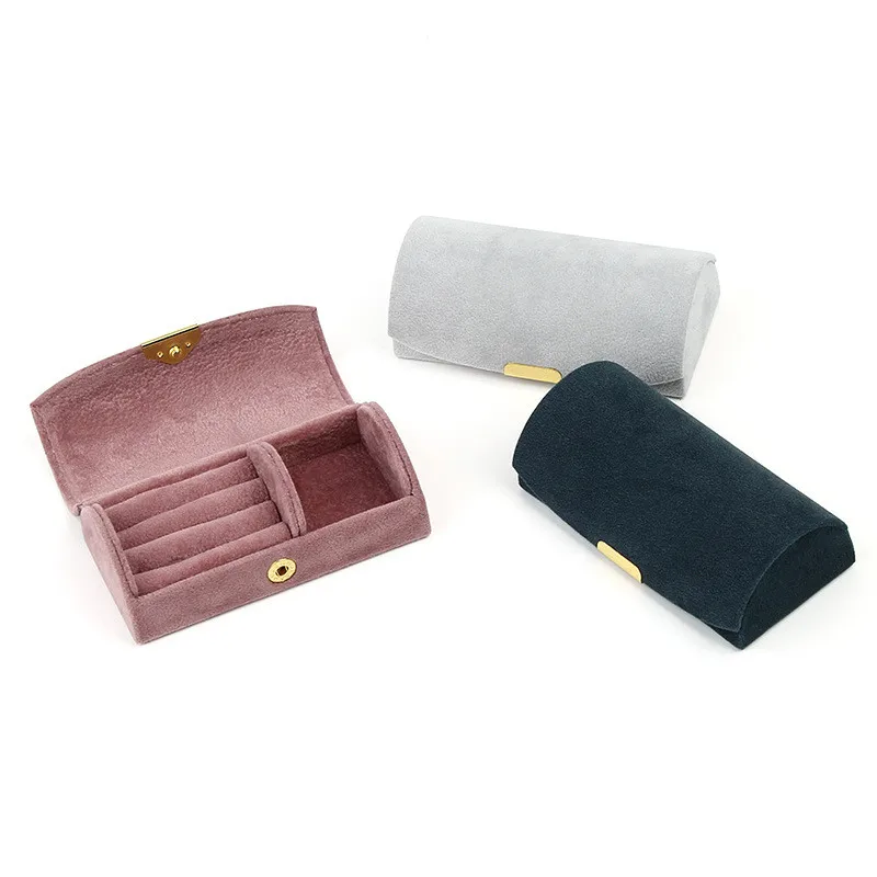  Jewelry Casket Cosmetic Storage Box Makeup Packing Organizer Multi-function Earrings Ring Container