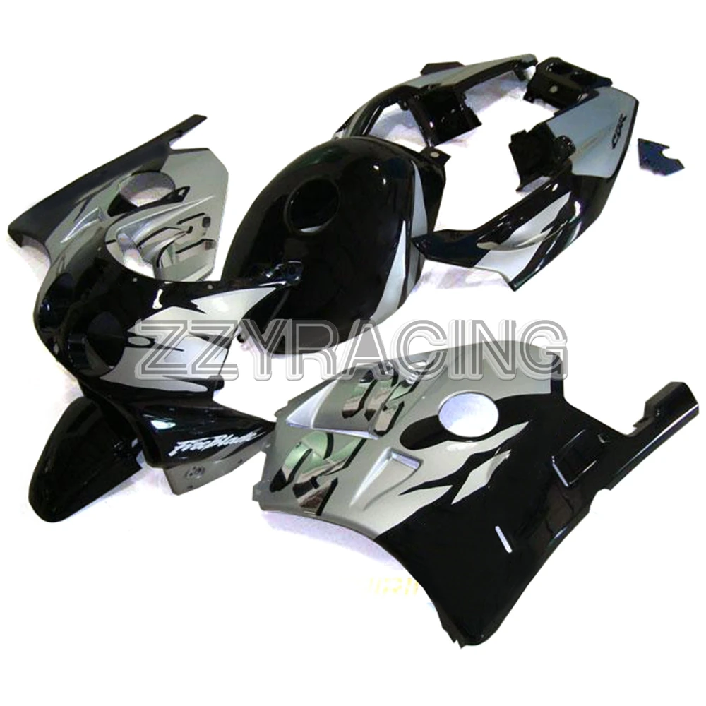 Выполните Обтекатели Наборы для Honda CBR250RR MC22 1990 1991 1992 1993 1994 CBR250RR MC22 ABS Пластик кузов серебристый, черный корпусов