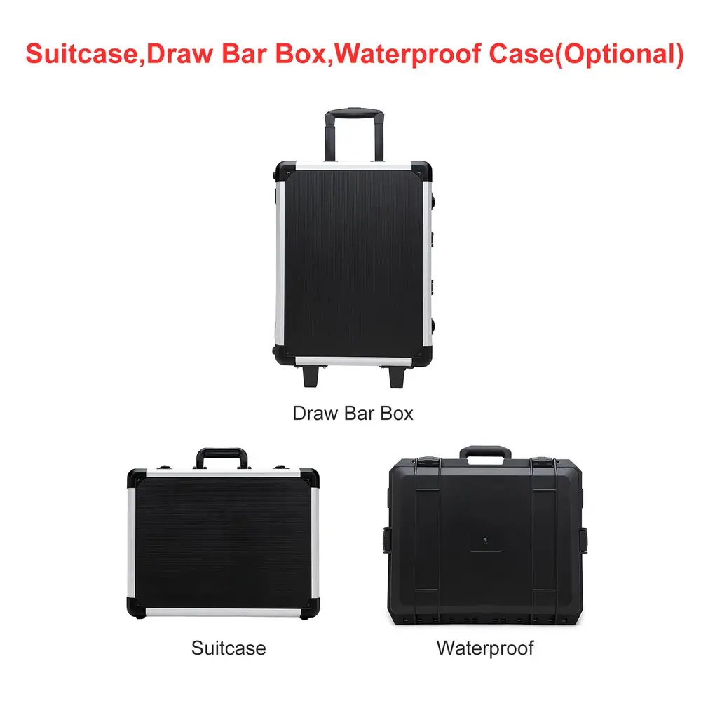 

Portable Suitcase Storage Case Waterproof Protective Box With Foam Lining for DJI RoboMaster S1 Intelligent Educational Robot