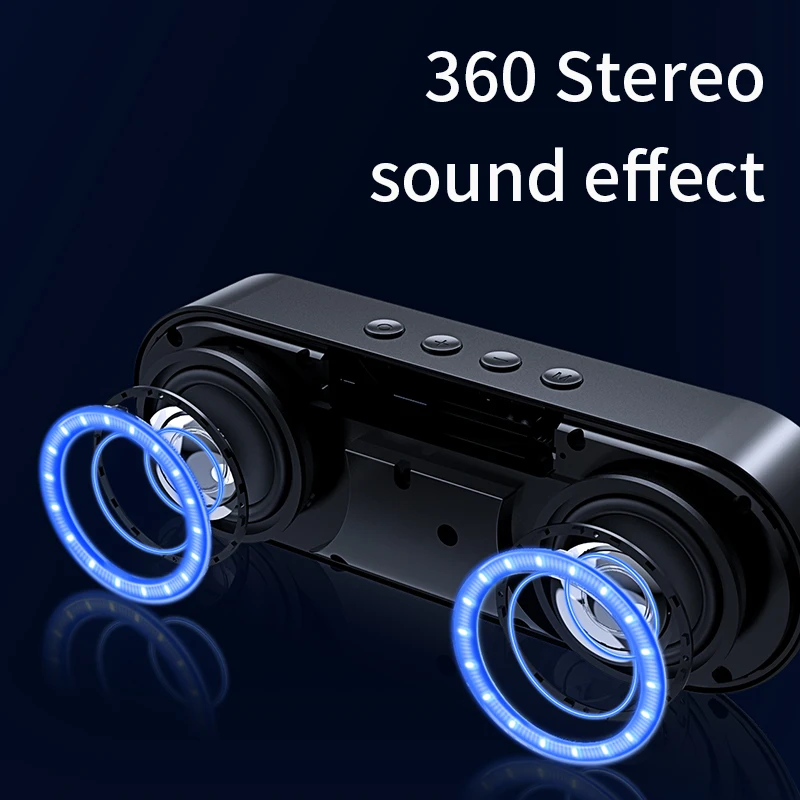 JOYROOM Bluetooth беспроводной мини портативный светодиодный смарт бас стерео динамик