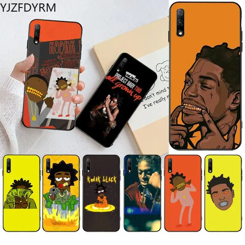 

YJZFDYRM Kodak Black Rapper Phone Case for Huawei Honor 30 20 10 9 8 8x 8c v30 Lite view pro