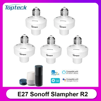 

Sonoff Slampher R2 433MHz RF Smart WiFi Light Holder E27 Bulb Holder Wifi Switch Smart Home for Alexa Google Home