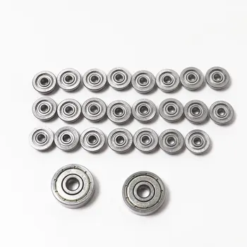 

BLV MGN cube 3D F623ZZ Flange Bushing Ball Bearing 3x10x4mm ball bearing 635zz 3D Printers Deep Groove Flanged Pulley Wheel