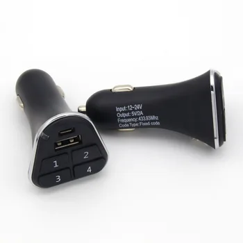 

Universal fixed code gate garage door remote control car chager remote control 433.92MHz 433MHz 12V 24V 5V 2A