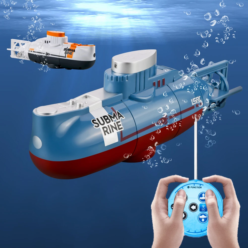 Mini RC Submarine Speed Remote Control Boat Waterproof Diving Toy Simulation Model Gift for Kids Boys Girls Children - Цена: 2 364,45 руб.