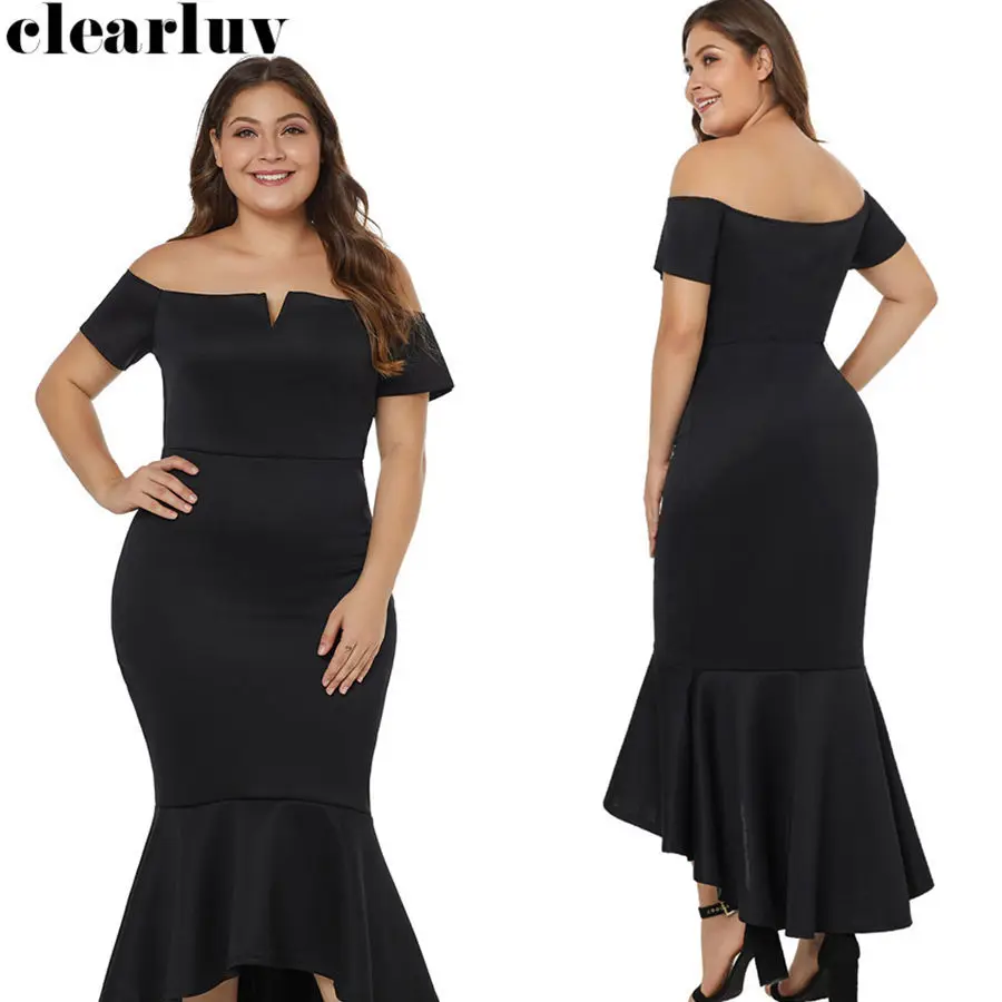 

Boat Neck Long Evening Dress Short Sleeve Women Party Dresses Off The Shoulder Robe De Soiree Formal Evening Gowns 2019 T013