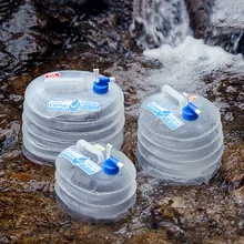 Горячая складное ведро для воды кран для хранения для автомобиля на открытом воздухе AGS Высокая емкость поддержка