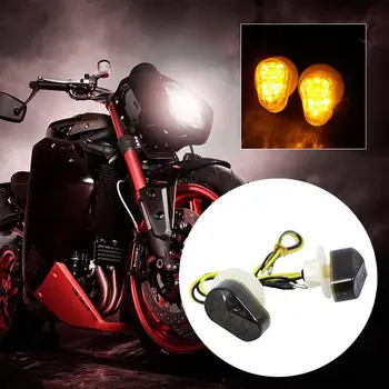 

2Pcs Motorbike LED Turn Signal Light Lamp Bulbs Indicator for Yamaha 12V