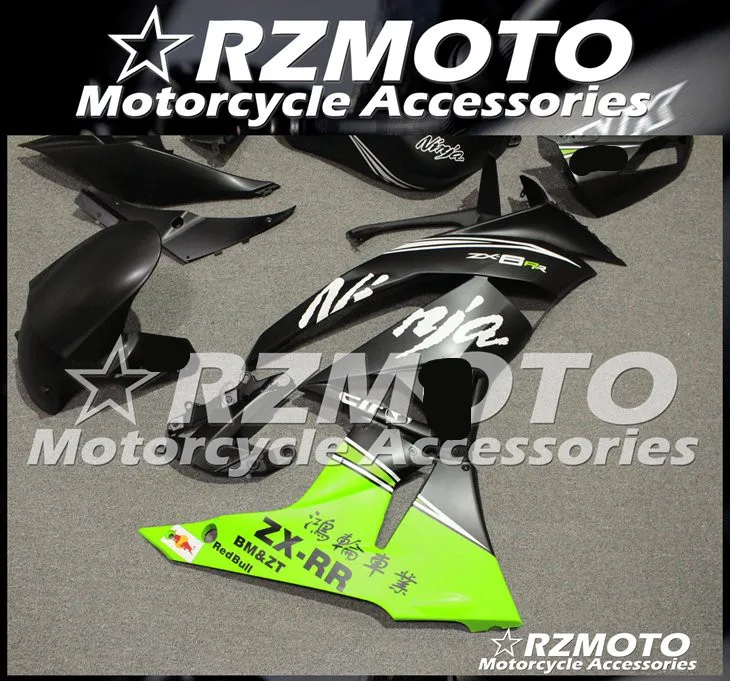Мотоциклетный обтекатель abs Подходит для Kawasaki ZX6R 636 599 ZX-6R 2009 2010 2011 2012 корпусные детали пресс-форм Магазин № 0302