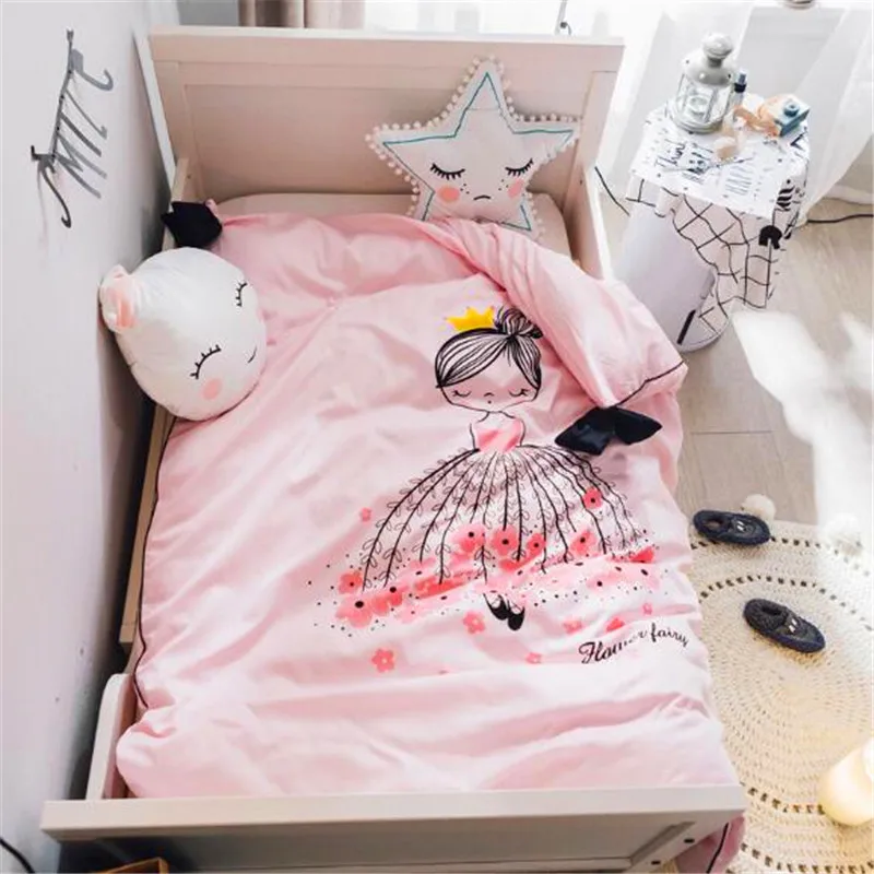 Long staple cotton winter quilt cotton children's cartoon detachable thickened quilt kindergarten cover