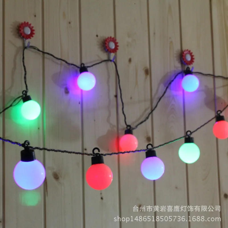 

LED Colored Lamp Room Decorative Lights Creative Colorful Small Bulb Outdoor Waterproof Decorative Birthday Surprise 4 Centimete