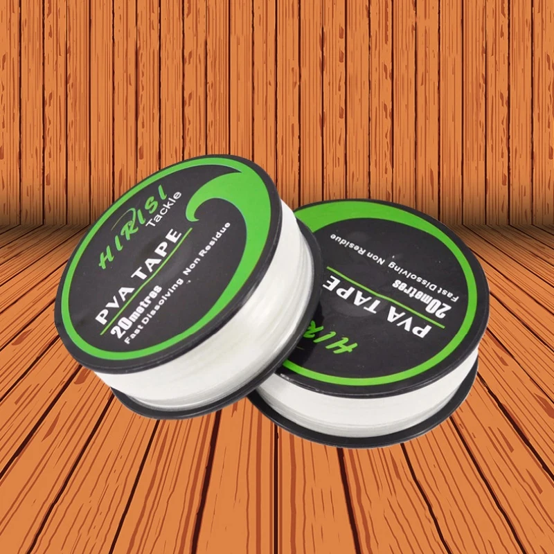 

10mm X 20m PVA Tape Fast Water Dissolving Carp Fishing Tools Water-soluble Film Bollie String Fishing Feeder Accessories