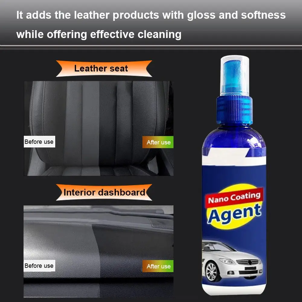 100ml Car Nano Coating Agent Anti Scratch Hydrophobic Polish Coating Agent Car Spray Wax Cleaning