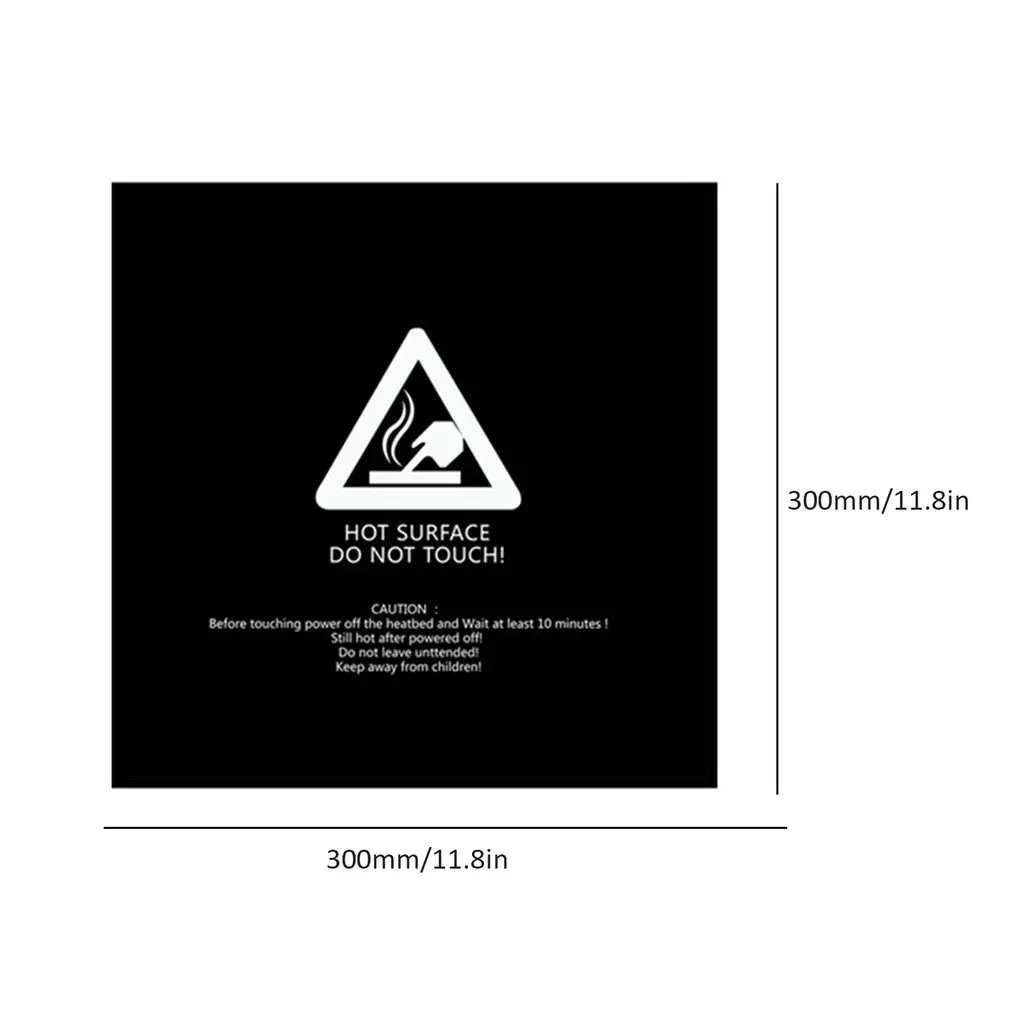 Новинка 3D принтер наклейка для платформы алюминиевая подложка текстурированная бумага размер 300*300 мм для ABS PLA HIPS PETG PC RETT