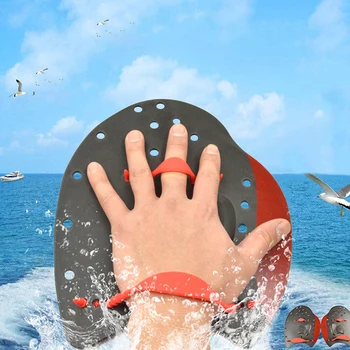 

Professional Swimming Paddles Swimming Strokes Practice Correction Adjustable Hand Webbed Gloves Swimming Tools