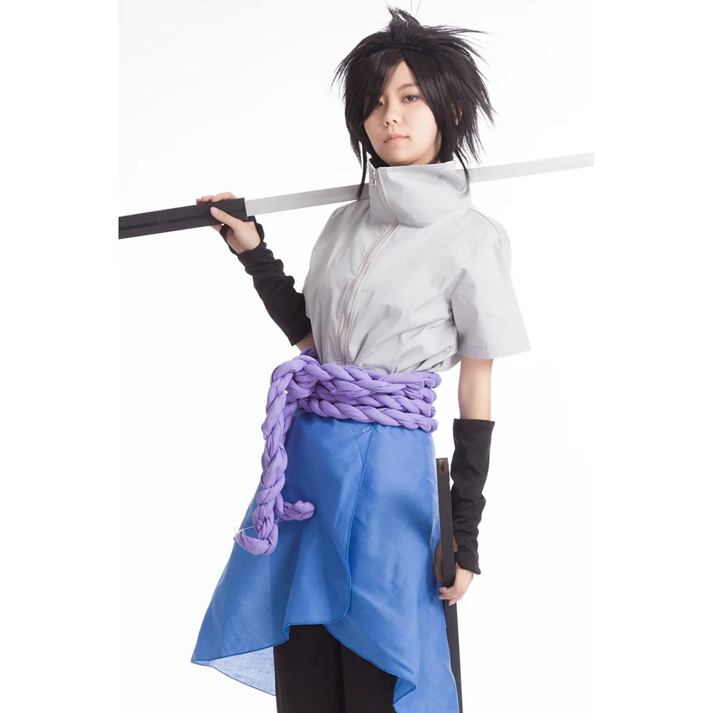 Наруто Саске Косплей Костюм Аниме Shippuden одежда Хэллоуин костюм