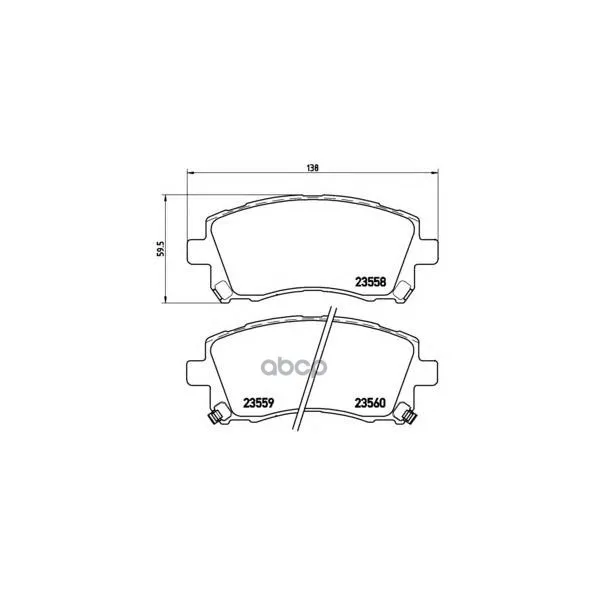 Колодки Тормозные Brembo P78010 Brembo арт. P78010