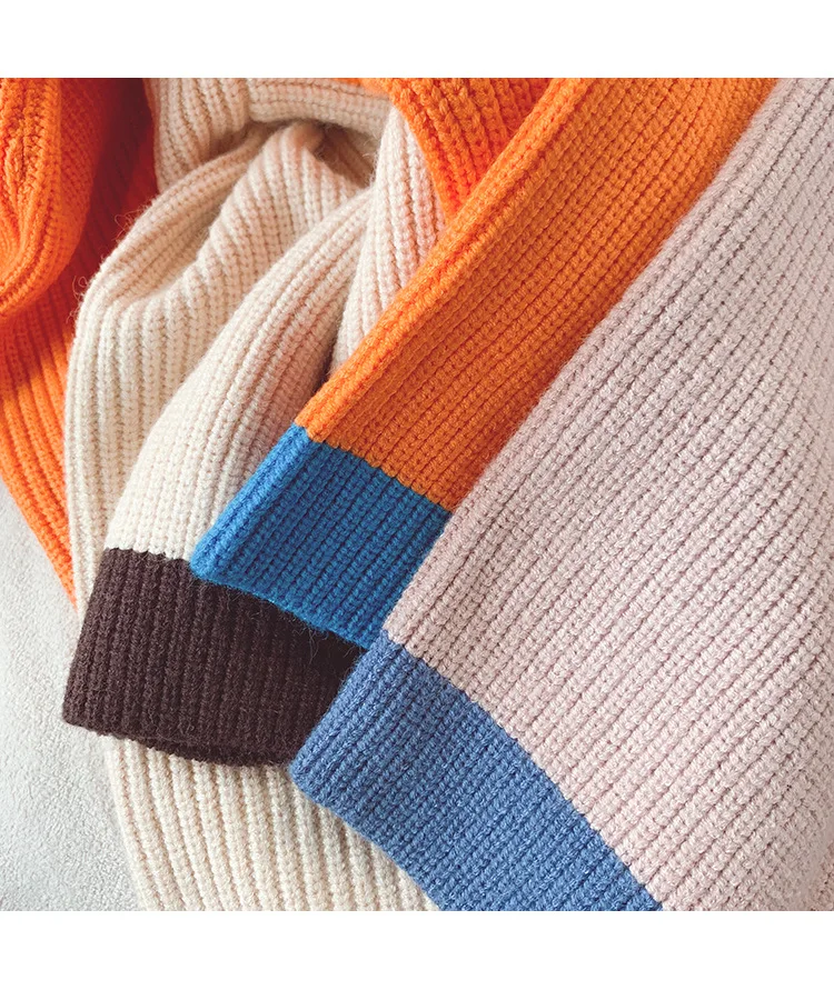Autumn Winter Women's Sweater Knitting Set Long-sleeved Pullover and Skirt Suit Korean Sweater Set 2-piece Set Skirt Women 9736