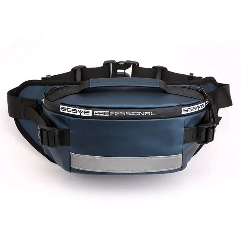 Waterproof Durable Nylon Men Chest Bag Belt Bag Practical Travel Hiking Cross Body Messenger Hip Pop Style Shoulder Backpack - Цвет: L