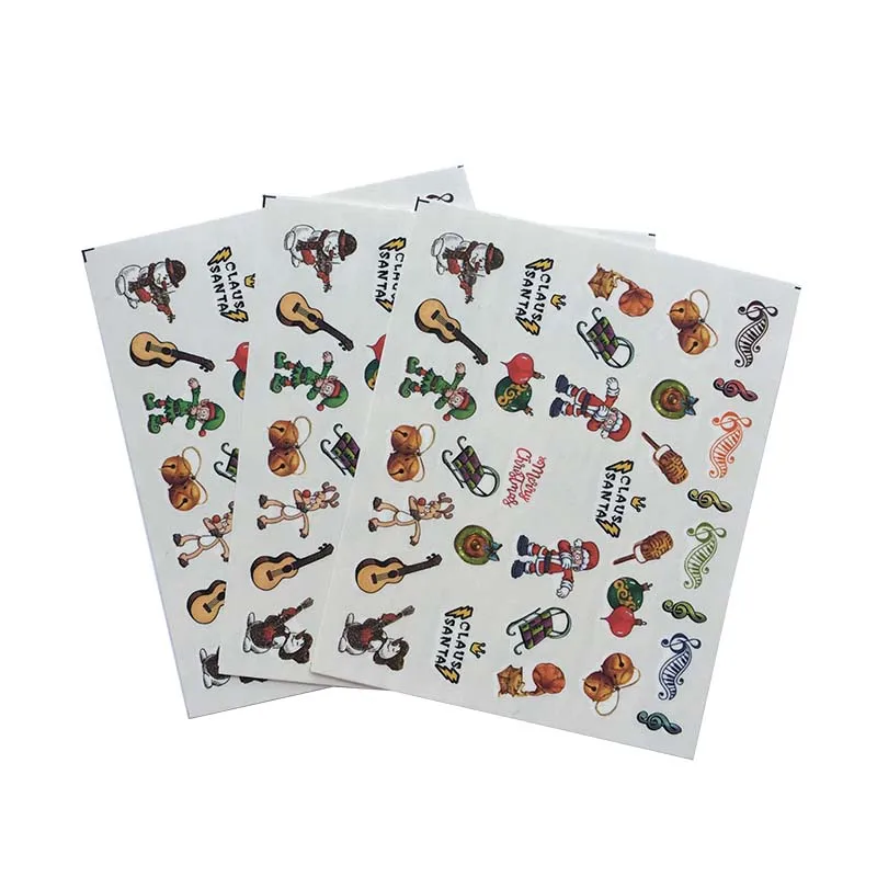 

Manicure Stickers Snowflake Nail Sticker Water Nail Decal and Sticker Simple Slider for Manicure Nail Art Watermark Tips F07